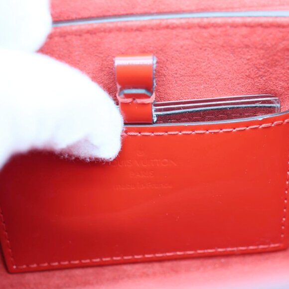 Louis Vuitton  Twist PM Infrarouge Vernis Chain Shoulder Bag Red - Picture 13 of 14